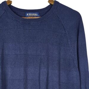 Brooks Brothers Cotton Cashmere Blue Sweater Mens Large Preppy Grandpa Indie